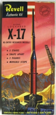 Revell 1/40 Lockheed X-17 Re-Entry Research Missile 'S' Kit, H1810-79 plastic model kit